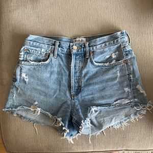 Agolde Parker Denim Shorts